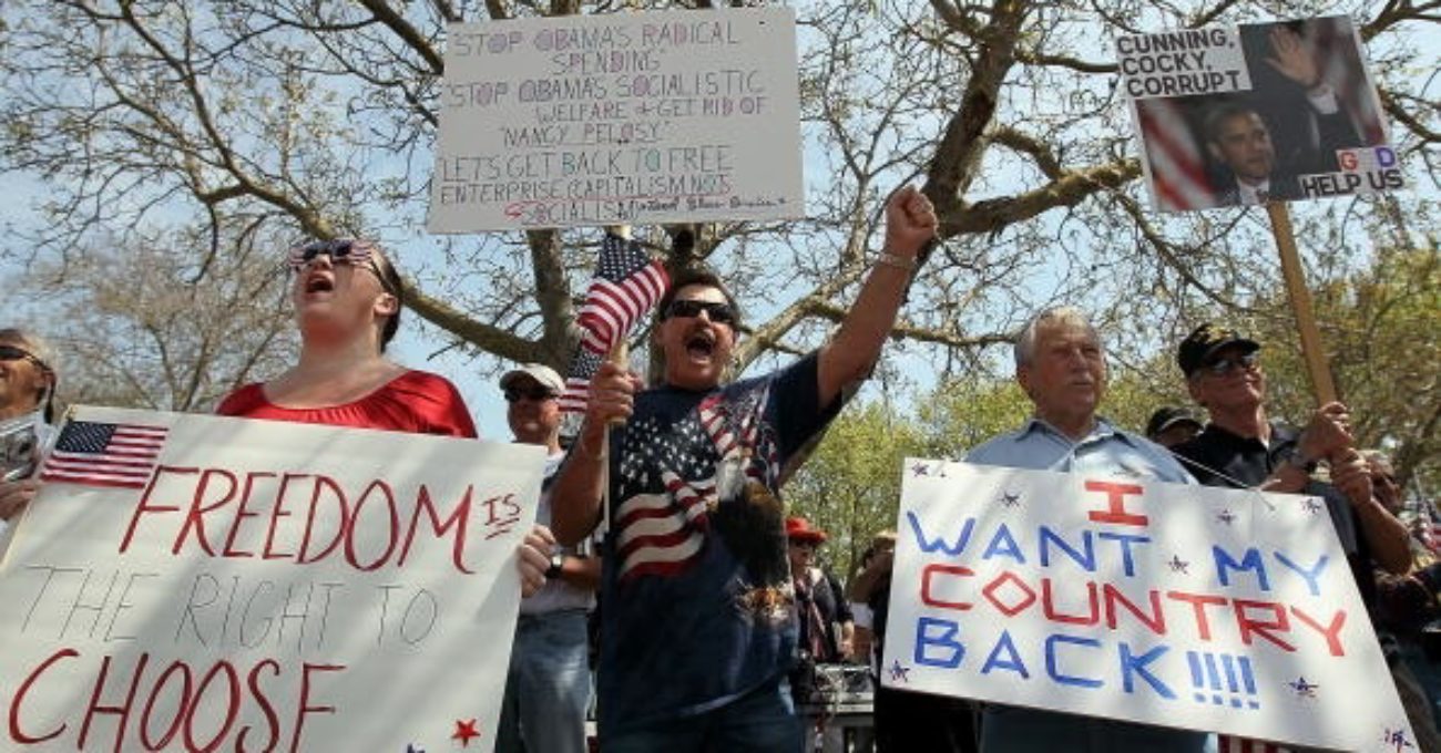 tea party rally